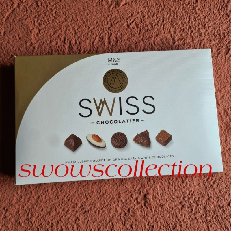 

M&S MARK MARKS & AND SPENCER SWISS CHOCOLATIER GIFT CHOCOLATE BOX COKLAT COKELAT