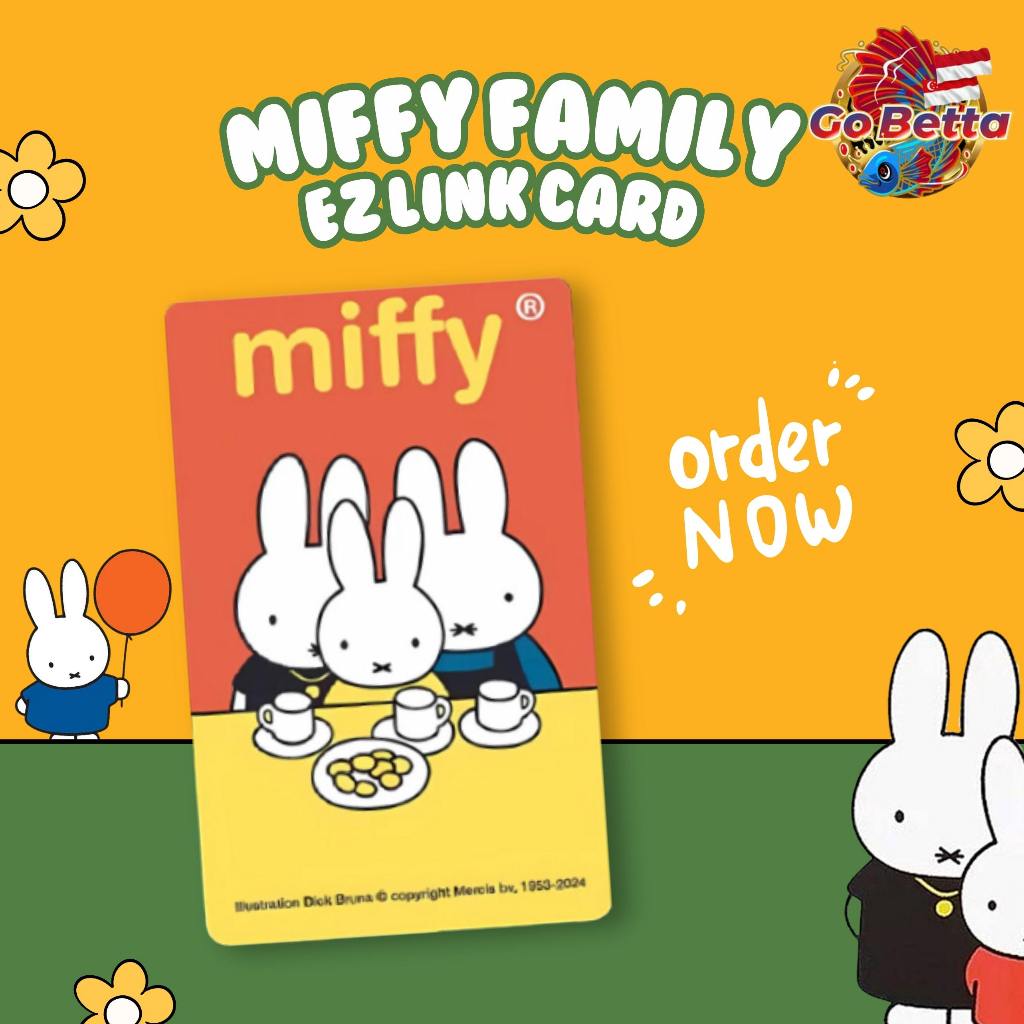 🇮🇩 Miffy SimplyGo EZ-Link Kartu MRT Bus Kartu Ez Link Miffy Bunny Ez Link Card Ezlink Cards Miffy Fa