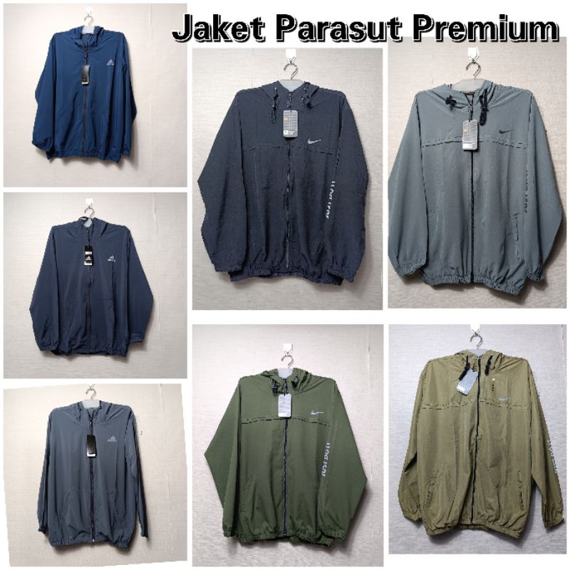 Jaket Parasut Jaket sauna Jaket lari Jaket Olahraga