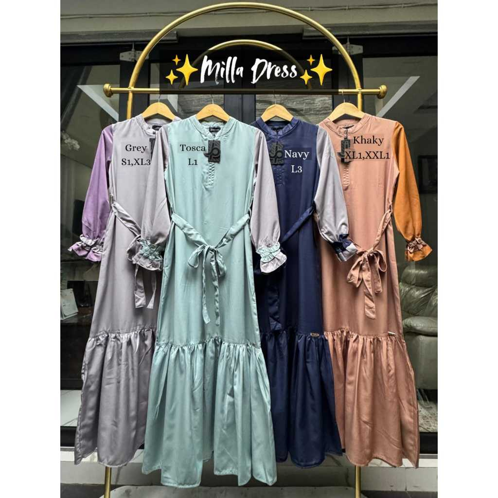 JOURNEY SCARVES - Dress Mila Gamis Wanita Panjang Syari Busui