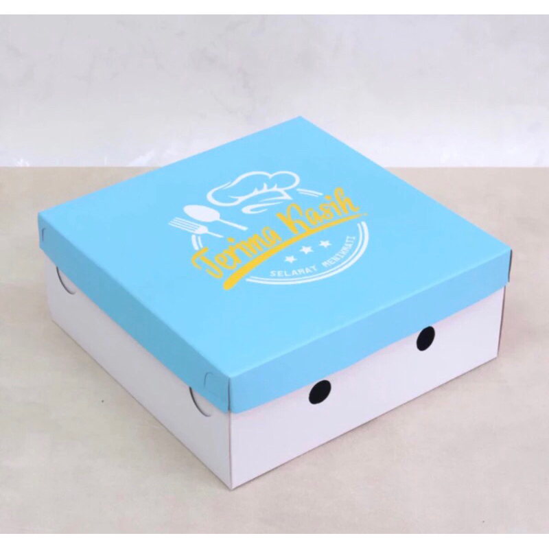 

Dus Nasi Kotak Duplex Warna Terima Kasih