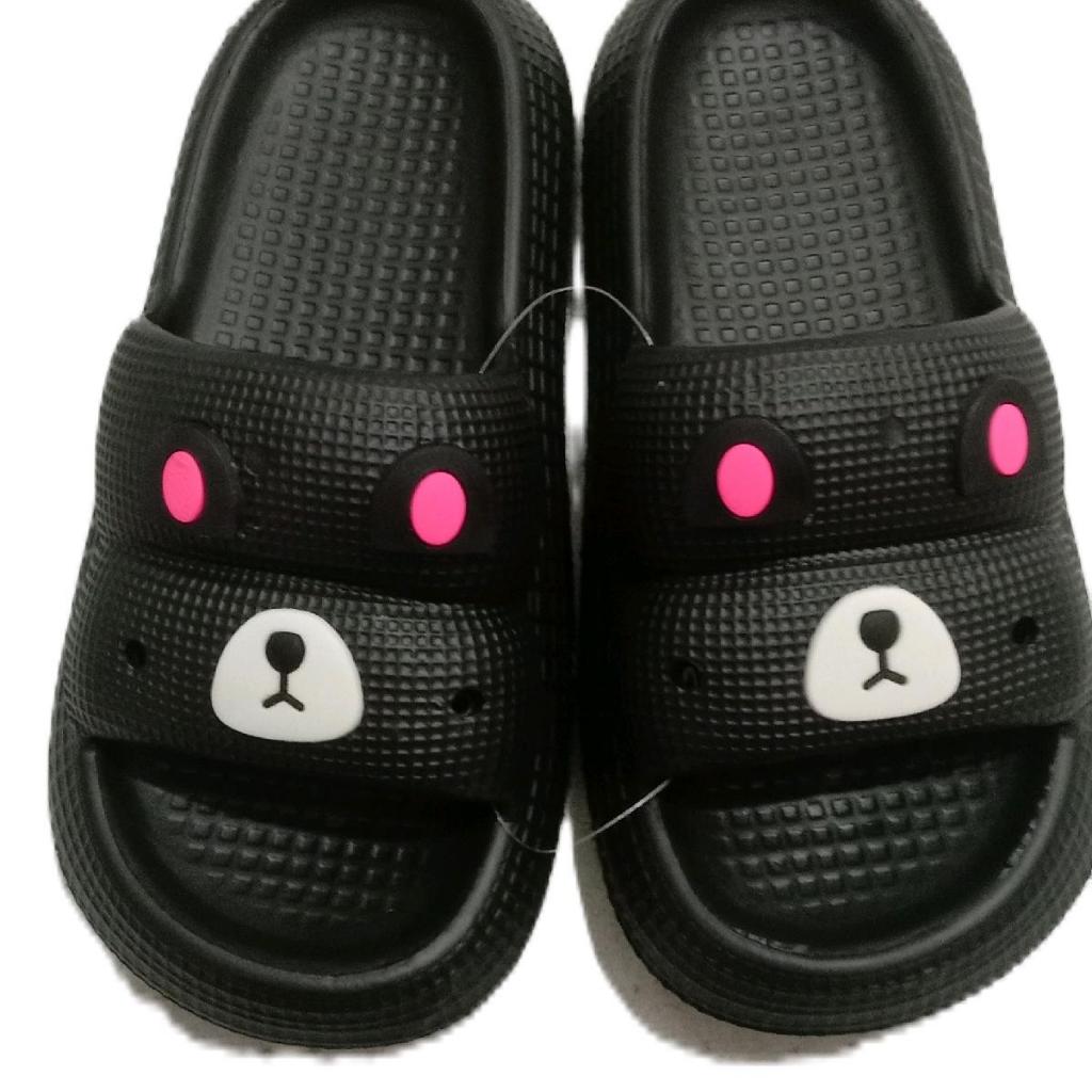 Sandal beruang wanita / Sendal beruang lucu / Sendal wanita beruang / Sandal beruang slip on