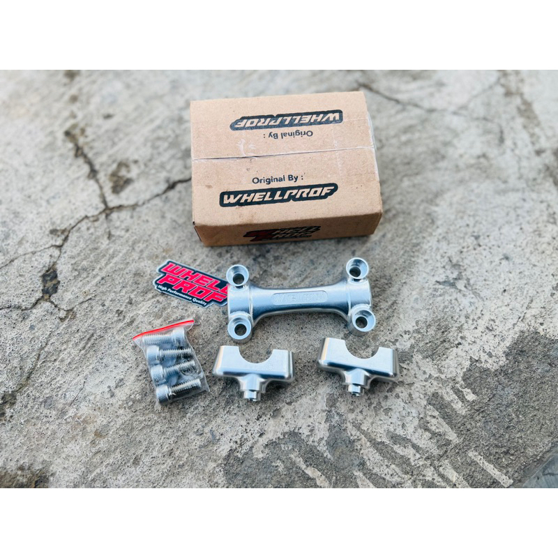 Raiser stang stir cnc merk WP ukuran sama seperti Cbr led