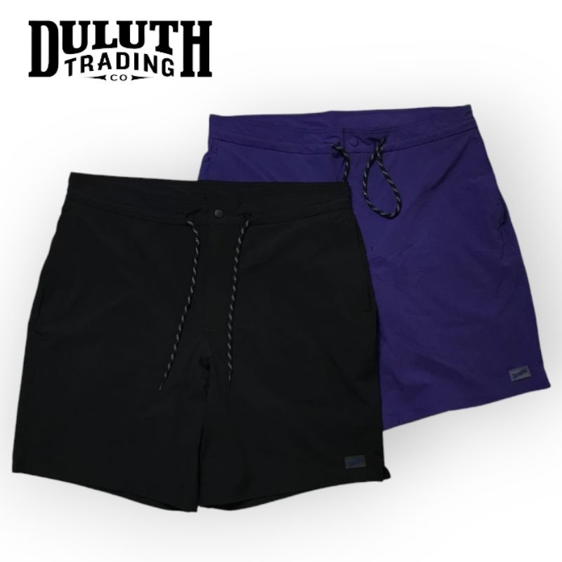 Duluth Trading Co Celana Pendek Men’s Cannonball Hybrid 9” Shorts Original STLE-02