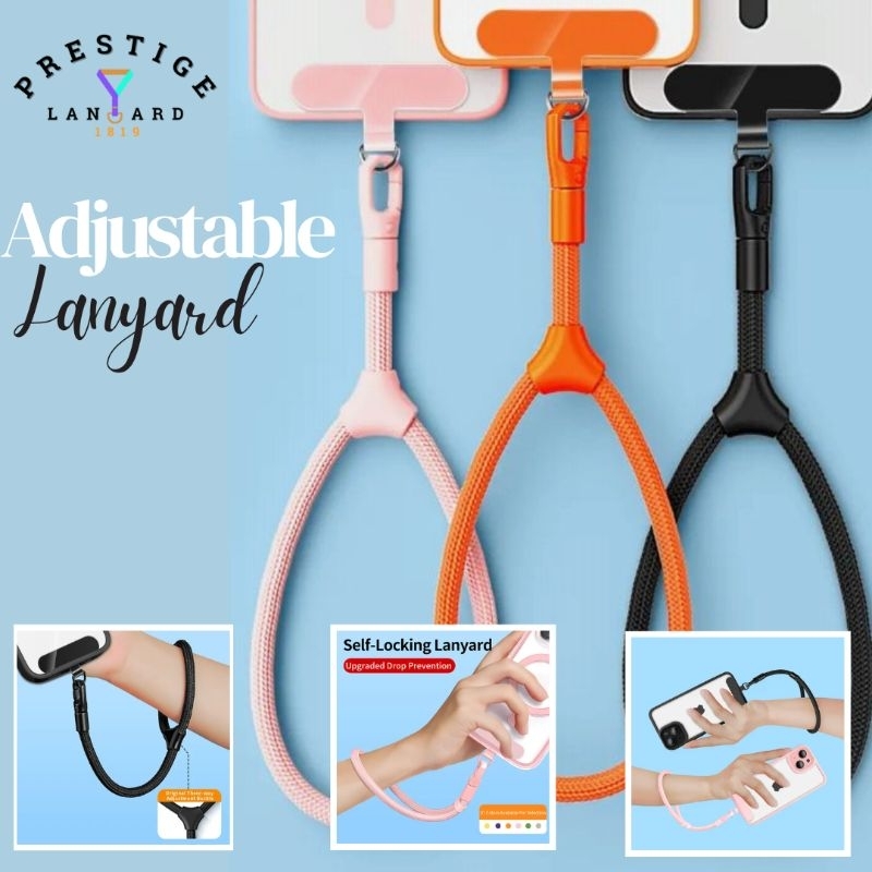 

UNIVERSAL ADJUSTABLE LANYARD 18CM ( GANTUNGAN HP )