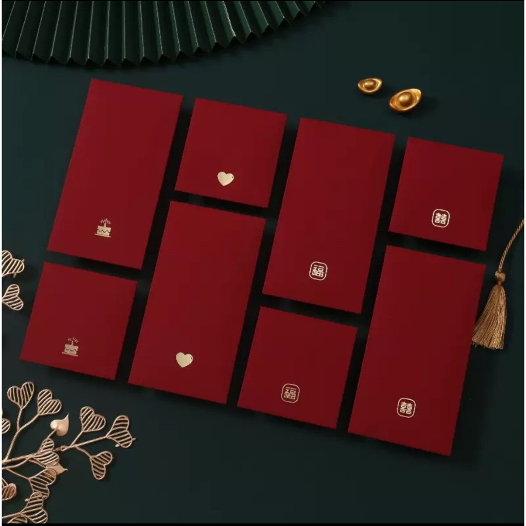 

Angpao Aesthetic / Angpao Estetik / Red Envelope / Angpao nikah, kondangan, Angpao Imlek, Angpao Birthday / Angpao Besar