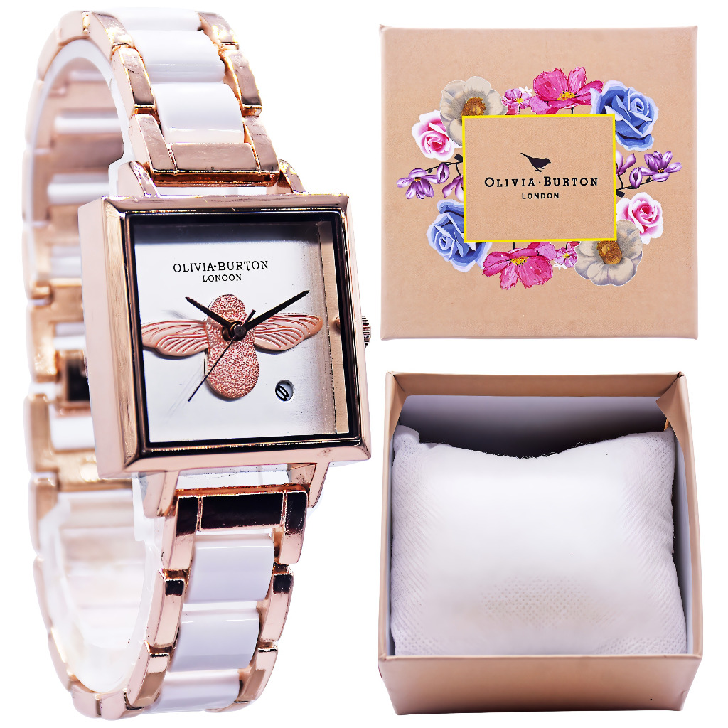 Jam Tangan Wanita OLIVIA BURTON Rantai Fashion Lebah