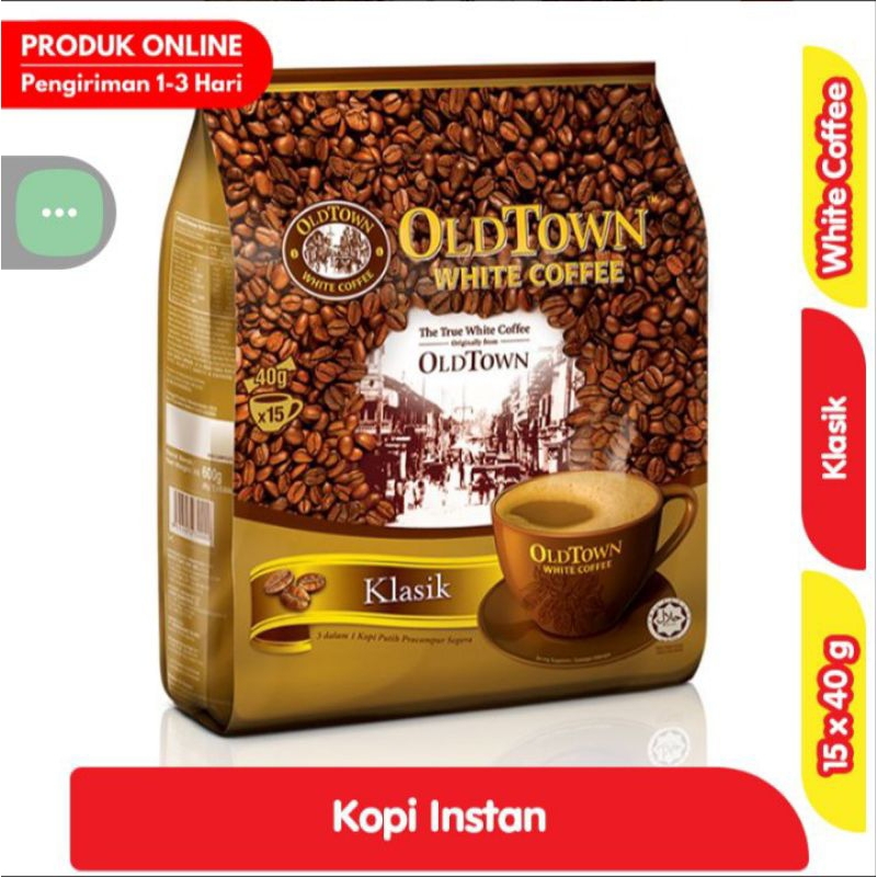 

OLD TOWN White Coffe Kopi Instan klasik 15 x 40g