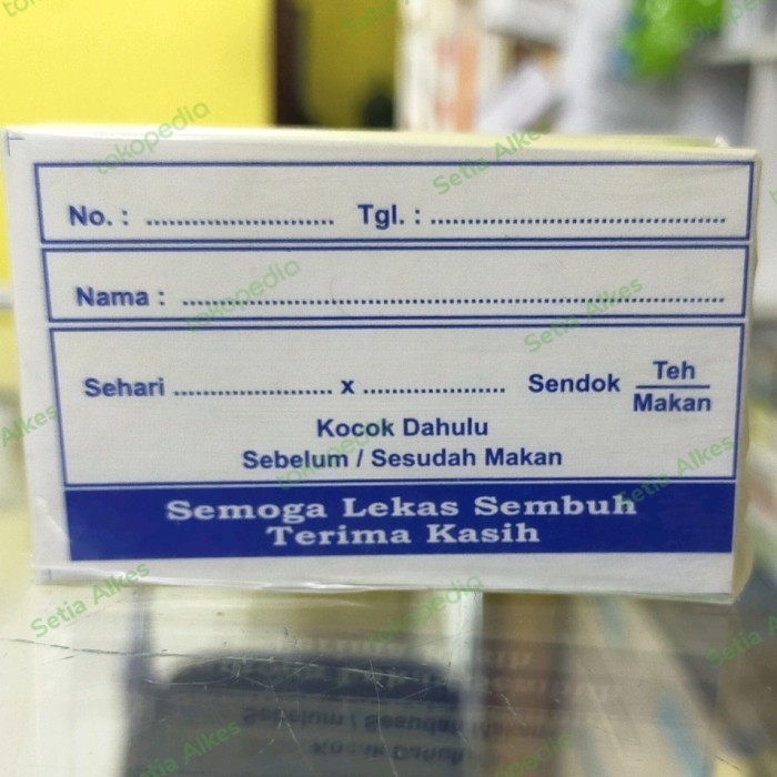 

Etiket obat - label stiker obat - label sirup
