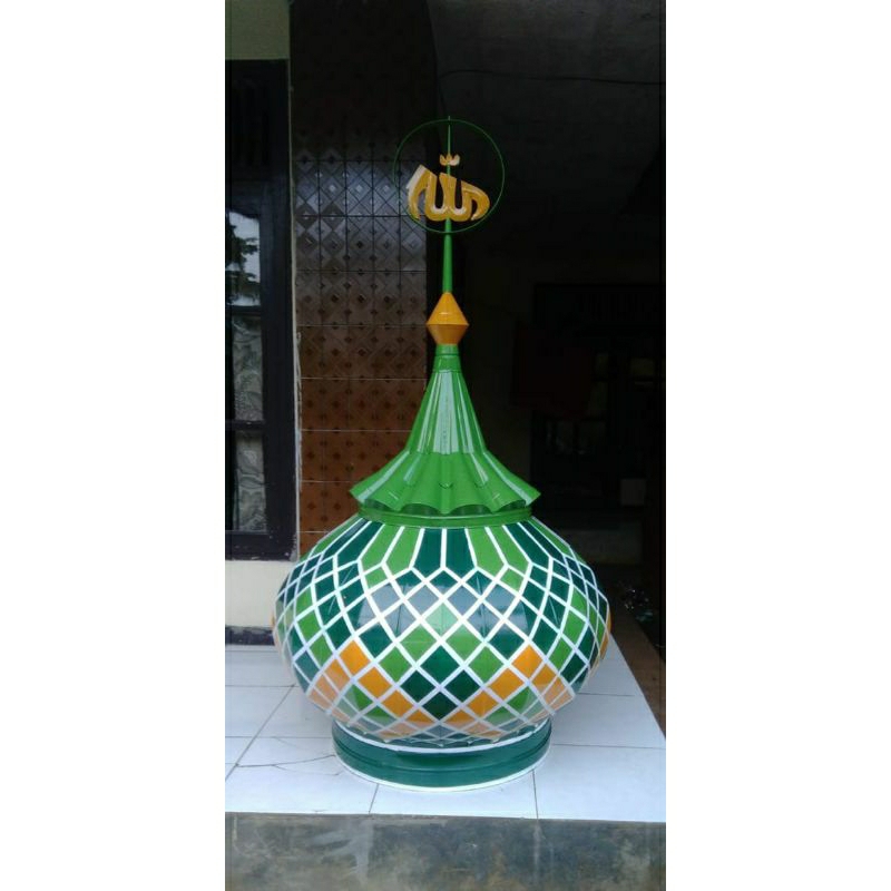 KUBAH MASJID CAT DEKORATIF MODEL BAWANG UKURAN 100 CM/KUBAH MASJID WARNA CAT DUCO UKURAN 100 CM