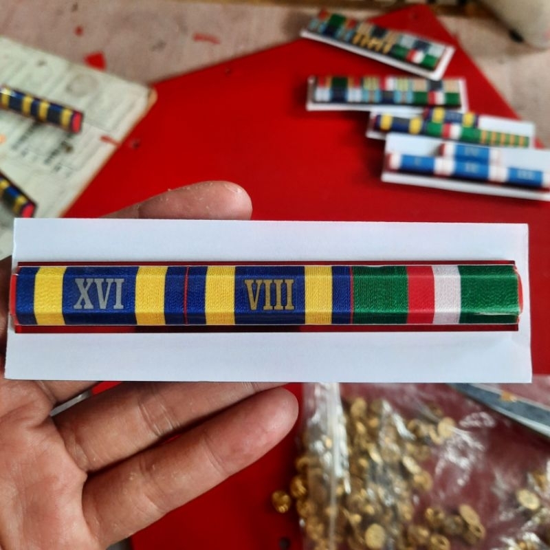 [NARARYA ID] Satya Lencana Pita Tanda Jasa PDH Polisi POLRI Pengabdian 16 8 Tahun Dharma Nusa