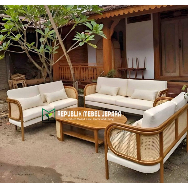 Sofa Ruang Tamu Minimalis Full Jok Busa