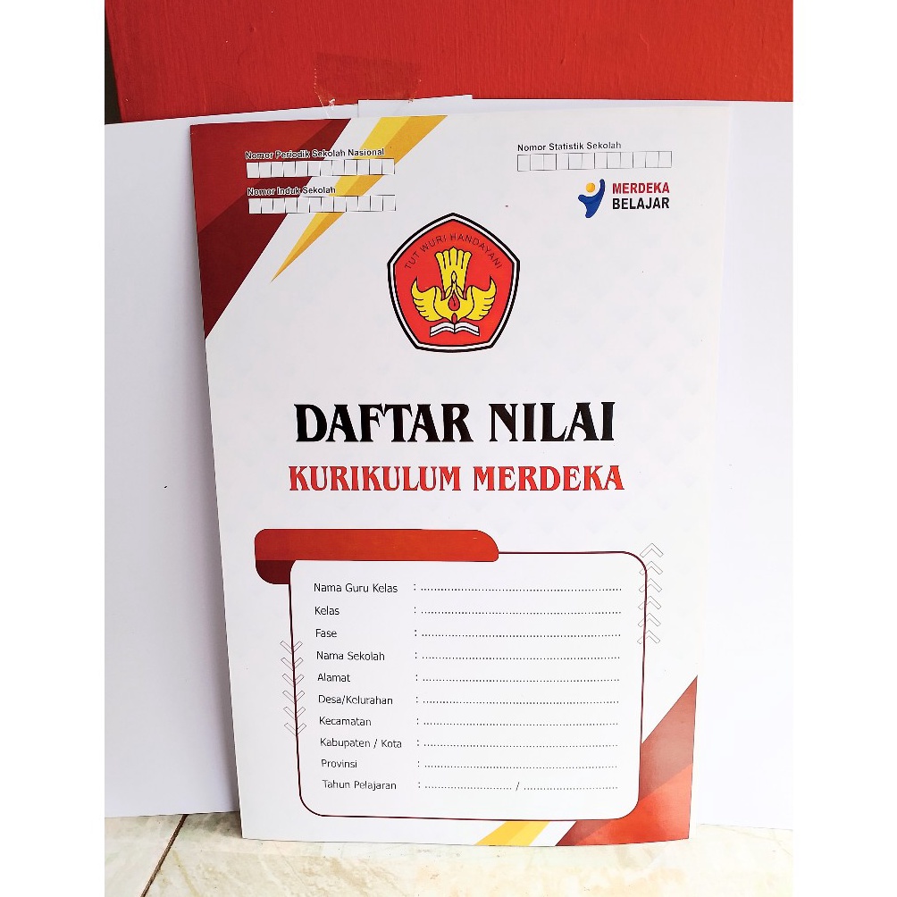 

KODE F73Q BUKU DAFTAR NILAI KURIKULUM MERDEKA