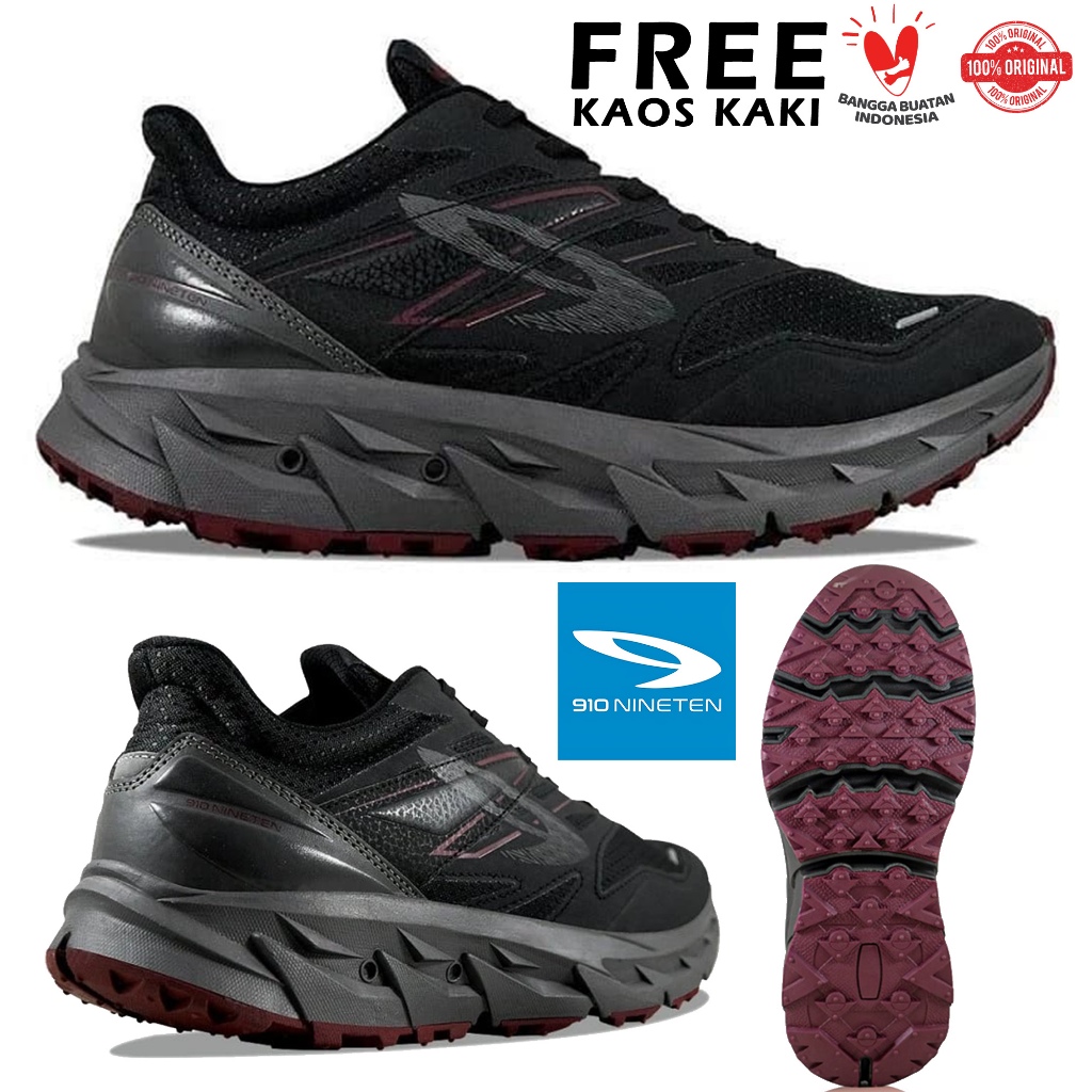 Sepatu Running Trail  910 Nineten Yuza Evo Original Sepatu Trail Runing 910 Nineten Yuza Sepatu Outd