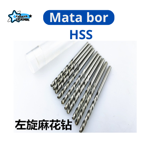 HSS DRILL MATA BOR BESI HSS Mata Bor Besi Baja Hss 1MM-7MM HSS DRILL MATA BOR BESI HSS 1mm 1,5mm 2mm