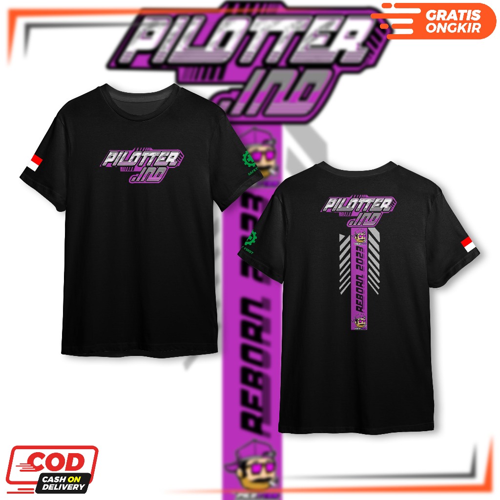 KAOS PILLOTER REBORN 2023 ORIGINAL - TSHIRT PILLOTER REBORN SABLON PREMIUM PMF0089