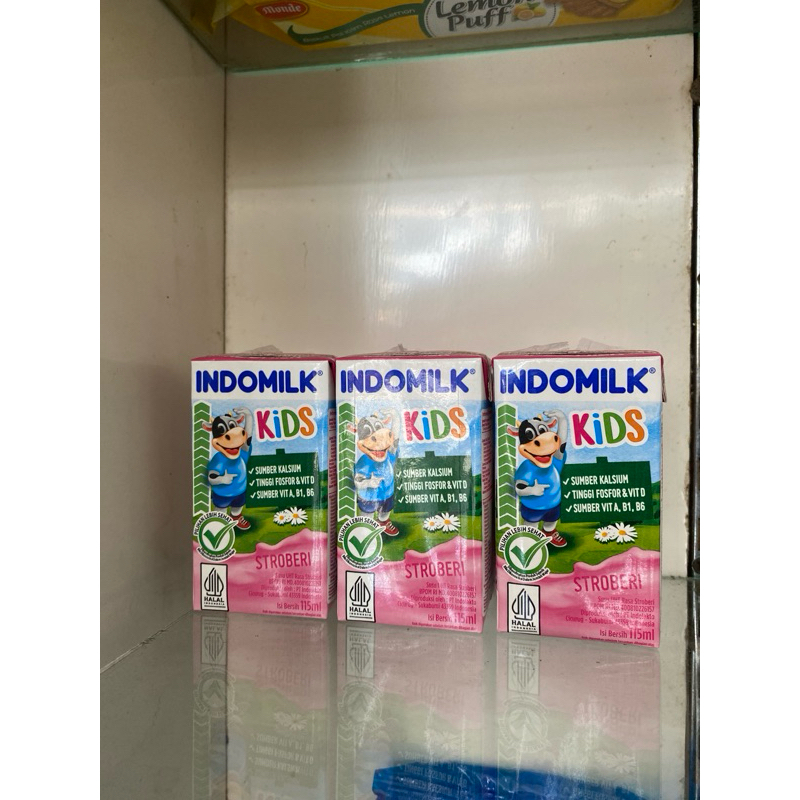 

Susu Indomilk Kids Strawberry 115 ml