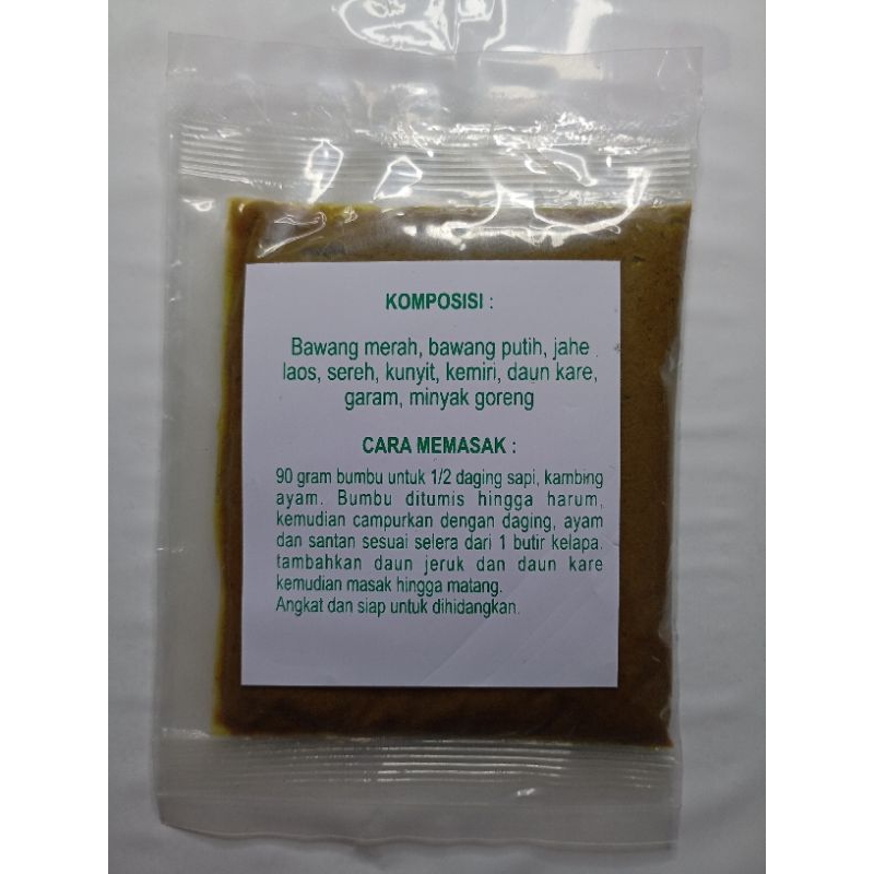 

Bumbu Kare Gerak Tani 90 gram
