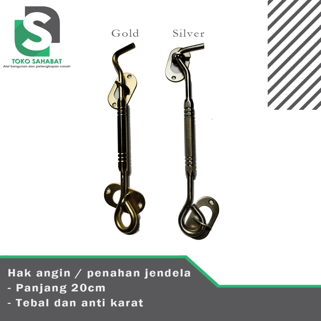 Hak angin / penahan jendela stainless