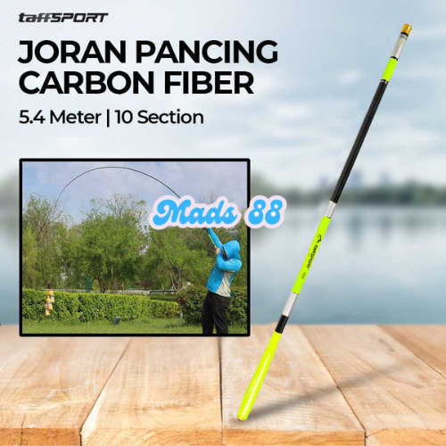 Joran Tegek Walesan Tongkat Pancing Ikan Carbon Fiber Telescopik Panjang Portabel