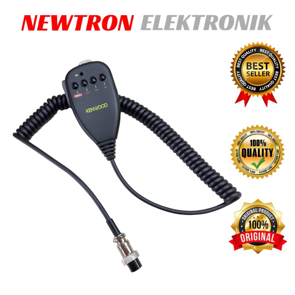 Mic Kenwood TM241 TM231 TM201 241A 231A 241 Ptt Rig Extramic Handmic Microphone radio Kenwood MC44 M