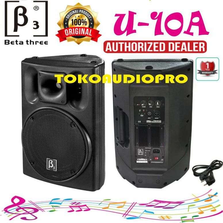 Speaker Beta 3 U10A 10 Inch Speaker Aktif Original Beta Three