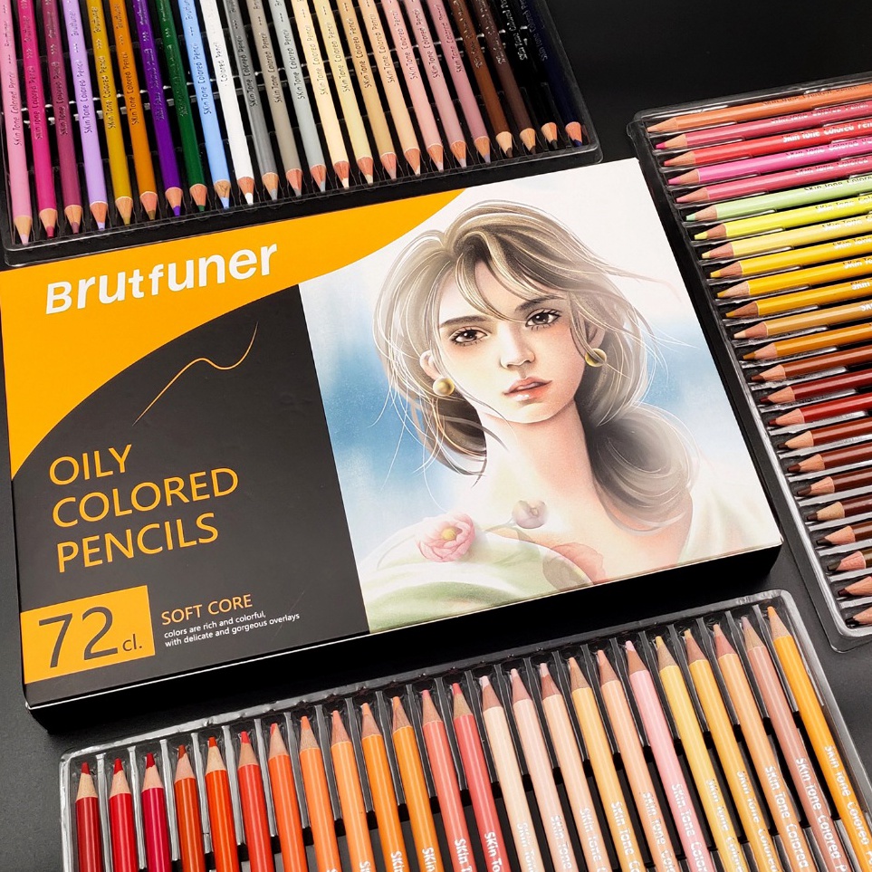 

KODE X63F Brutfuner Original Pensil Warna Lembut Skin Tone Soft Core 26cl5cl72cl