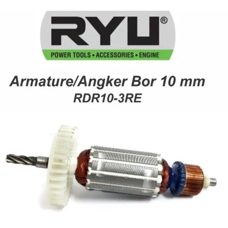 armature bor Ryu 10mm ,/ jantung bor Ryu 10mm / armature bor Ryu TDR 10-3