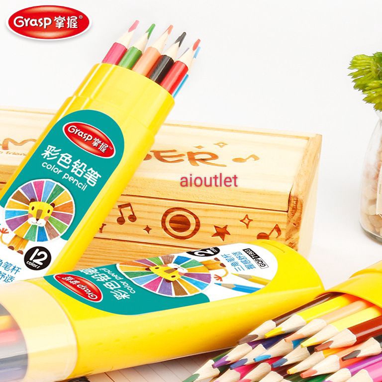 

KODE I66W Pensil Warna Pena Grasp Master 48 Warna