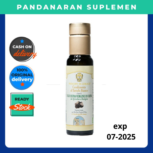

Minyak Zaitun MEDITERRANEA Foods Organic Extra Virgin Olive Oil White Truffle Jamur Putih 100ml