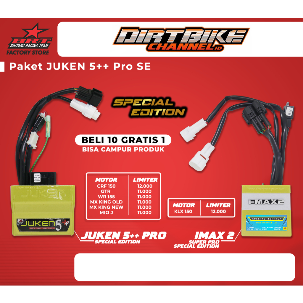 CDI ECU BRT JUKEN 5 SPECIAL EDITION SE KLX DTRACKER 150 CRF 150 MX KING WR 155
