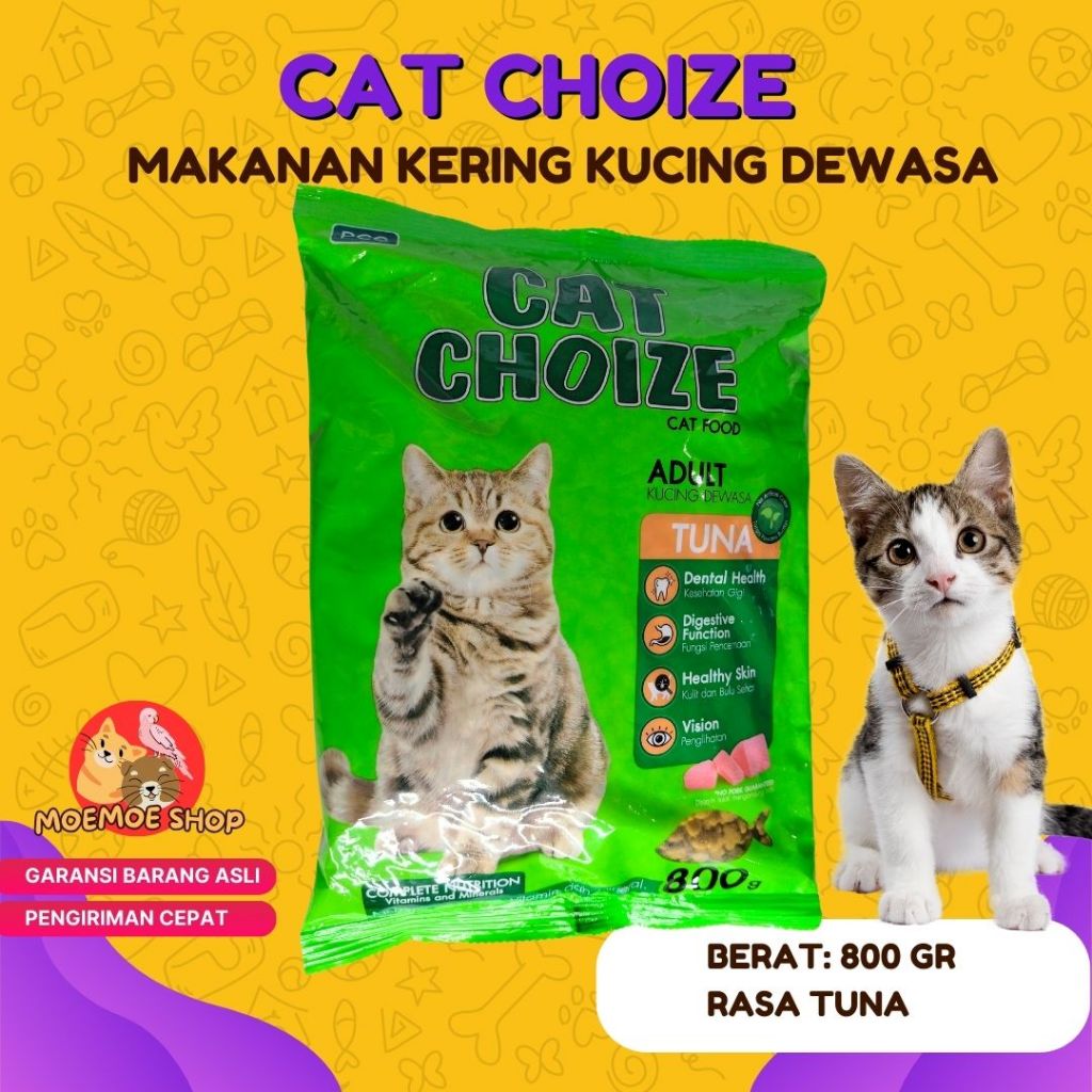 PAKET ISI 2 PCS Cat Choize tuna / cat Food/Cat Choize kitten makanan kucing dewasa /anak kucing cat 