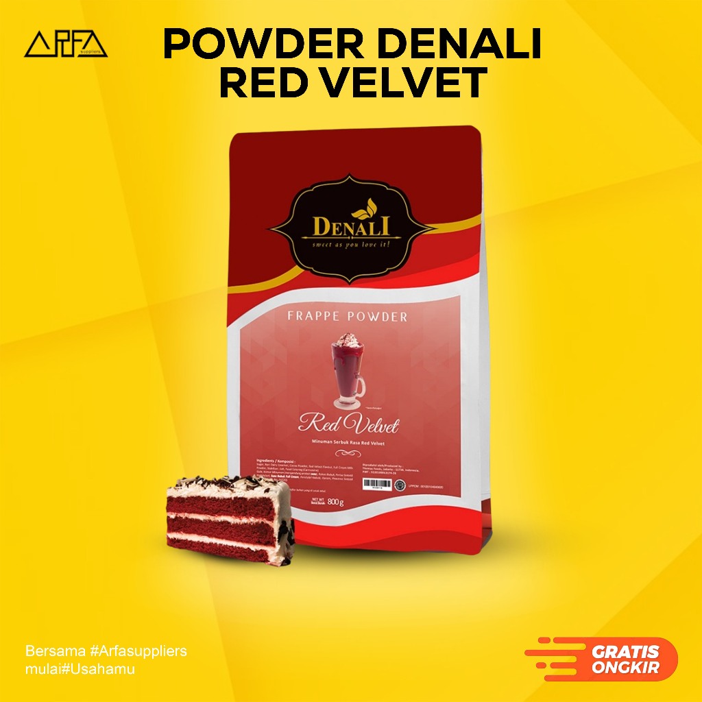 

powder premium denali red velvet