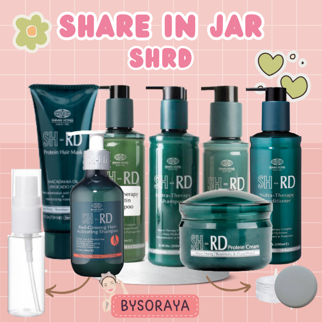 [SHARE IN JAR] SHRD S*HRD KERATIN CONDITIONER || KERATIN SHAMPOO || PROTEIN CREAM || COLLAGEN SHAMPO