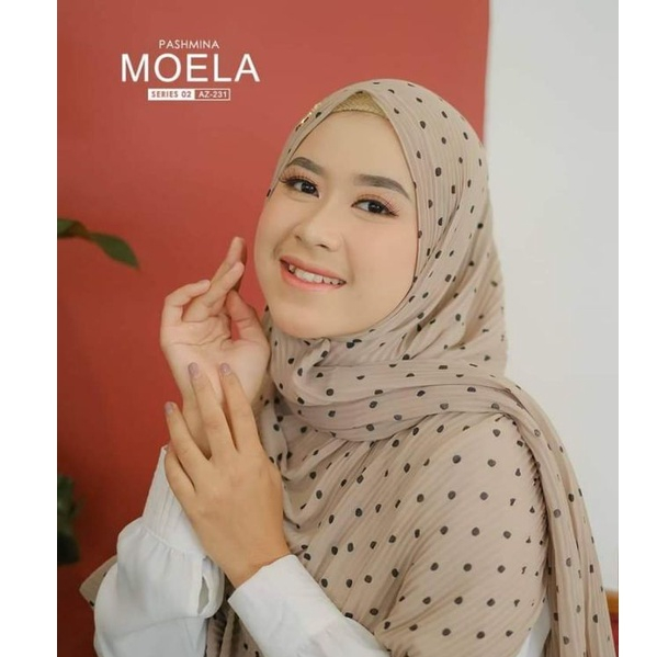 Baru Hijab Azamka Pashmina Moela Plisket Kerudung Pasmina AZ 231 Pliskit Premium