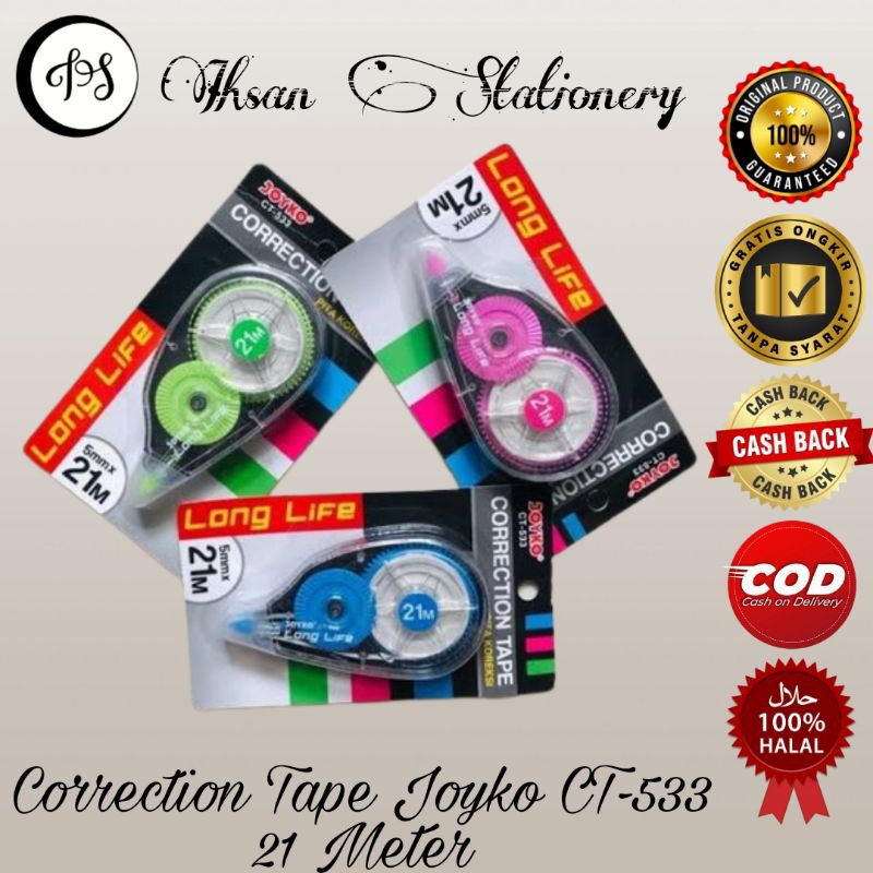 

Correction Tape Joyko CT-533 (1 pcs)