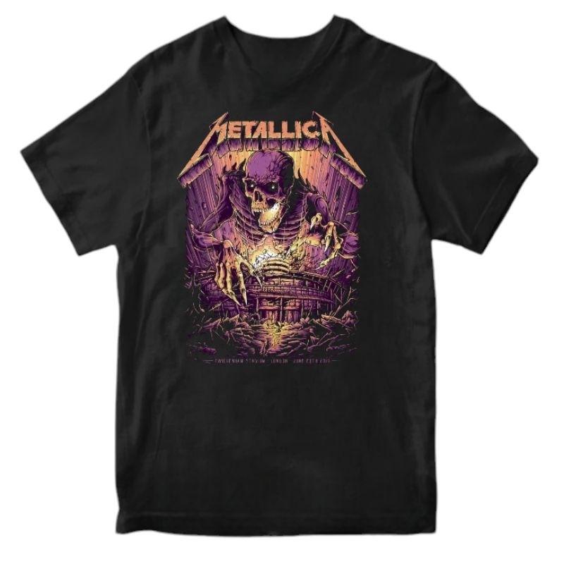 Kaos METALLICA TWICKENHAM STADIUM LONDON TOUR premium tshirt metallica
