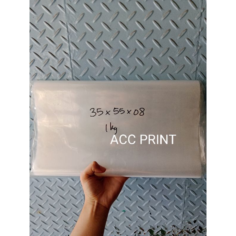 Plastik PP Tebal 08 / Plastik PP Bening 35x55x08 / Plastik Bening Uk. 35x55x08 / Plastik Kemasan Jaj