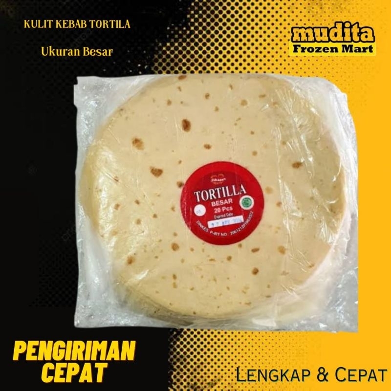 

Kulit Kebab Tortilla Besar Medan