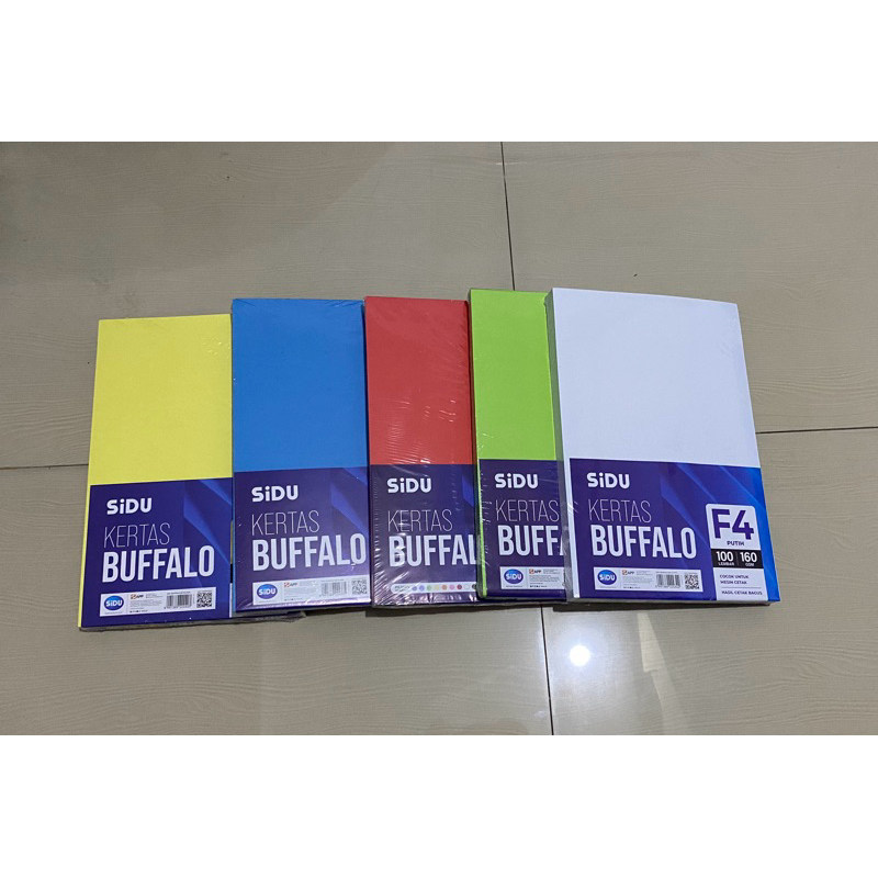 

KERTAS COVER JILID BUFALO F4 SIDU (100 LEMBAR)