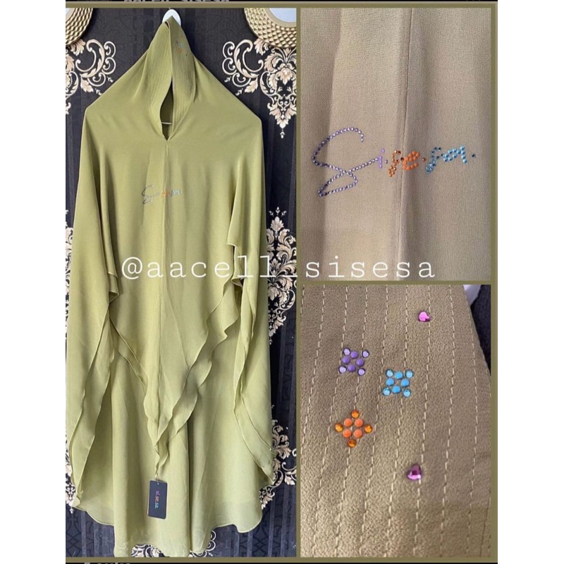 Sisesa khimar sultan potporo green nwt