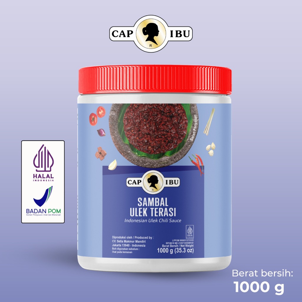 

CAP IBU Sambal Ulek Terasi Kemasan Pot
