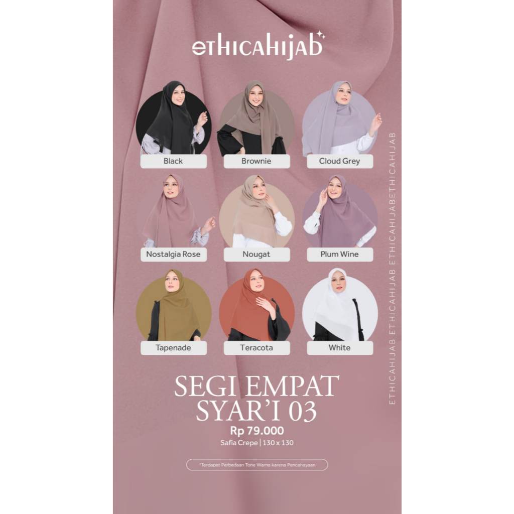 SEGI EMPAT SYARI 03 BY ETHICA HIJAB