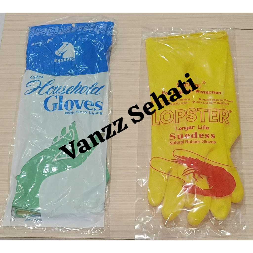 SARUNG TANGAN KARET CUCI PIRING / SARUNG TANGAN KEBUN / SARUNG TANGAN KARET PANJANG