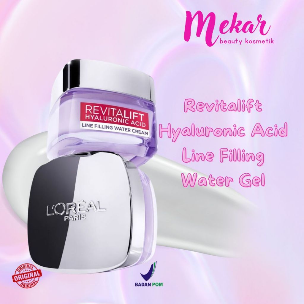 LOREAL Hyaluronic Plumping Cream Day/cream siang/pelembab/pencerah/15ml/50ml
