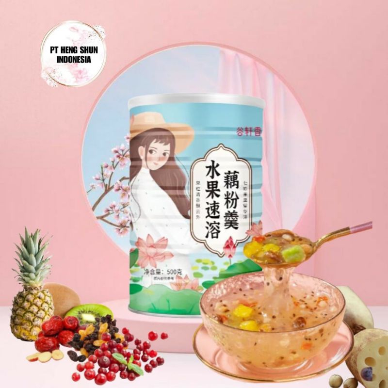 

KALENG PENYOK OU FEN CEWEK FRUIT RED DATES SEED LOTUS ROOT POWDER