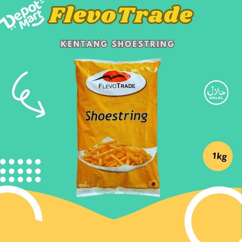 

Flevo Trade Kentang Frozen 1 Kg Bentuk Shoestring - Kentang Goreng Beku Syaukia Store