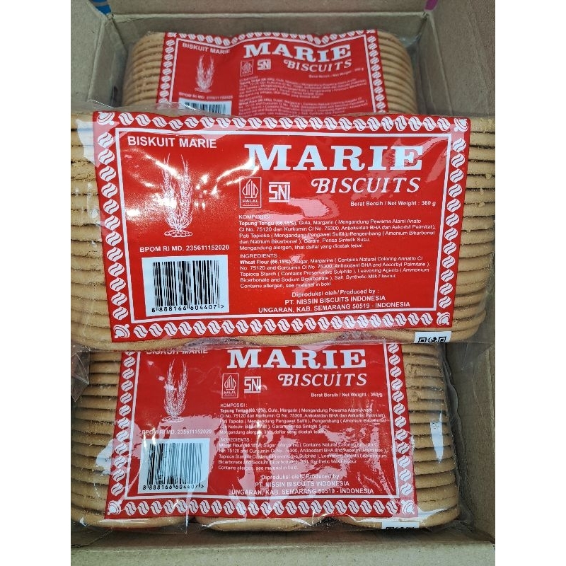 

Biskuit Marie Raja Nissin 360gr