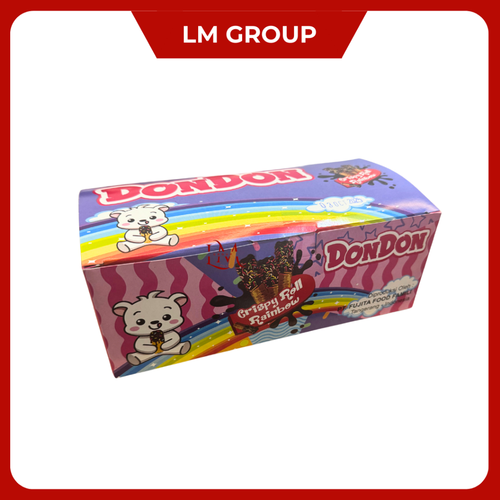 

DonDon Crispy Roll Rainbow Semprong 1 Pack isi 20 pcs 8gr