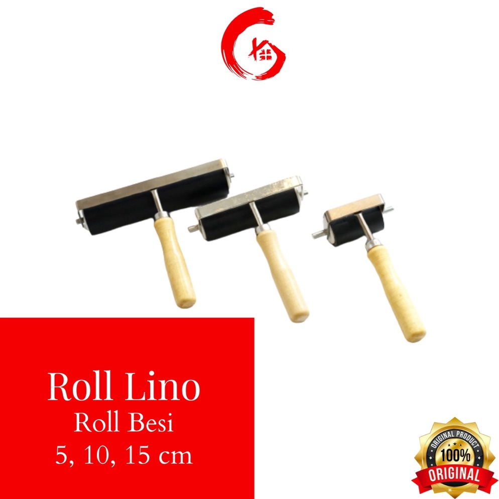 

ART F9M2 Brayer for Printmaking Roll Lino Rol Besi Perlengkapan Seni
